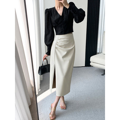 Luxury Fall Suit Skirt Set