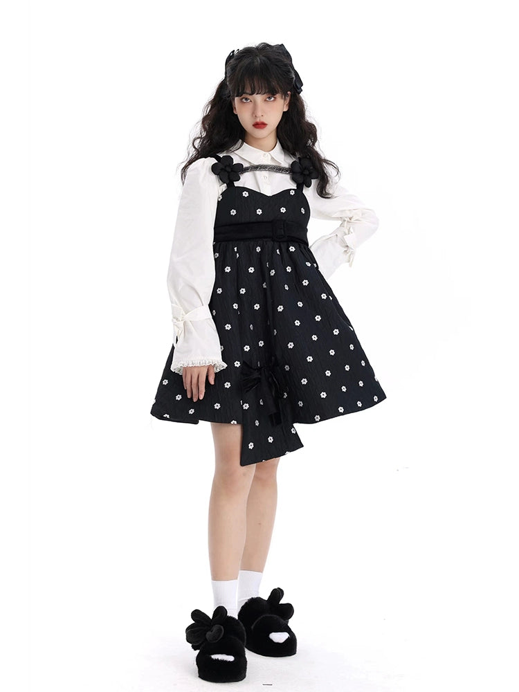 Polka Dot Suspended Doll Skirt