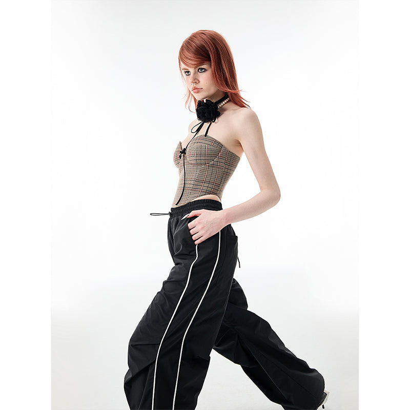 Contrast Sports Pants