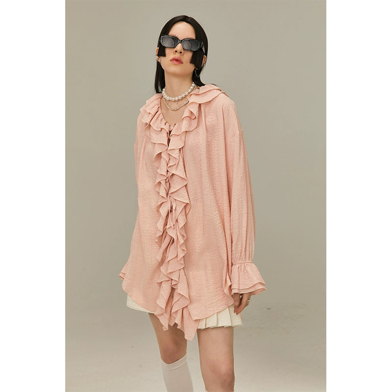 Multi-layered Ruffle - French Shirt