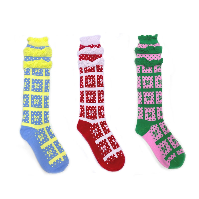 Ruffled Socks 3-Pair Set