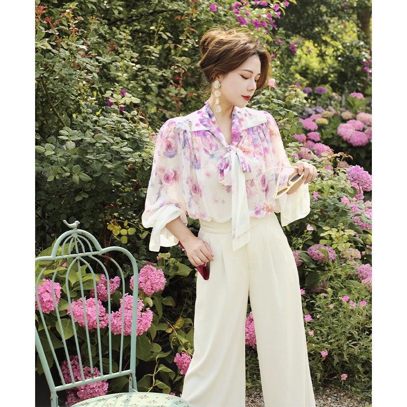 Drop Jundang Crop Wide Leg Summer Pants