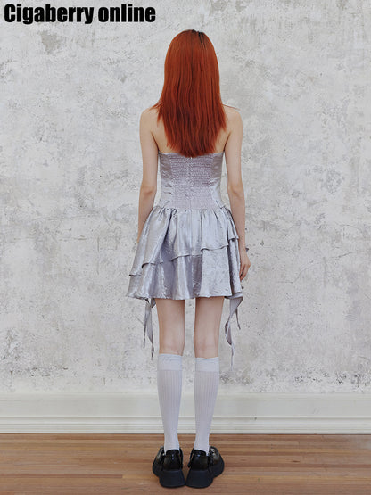 AI Ballet Velvet Dress