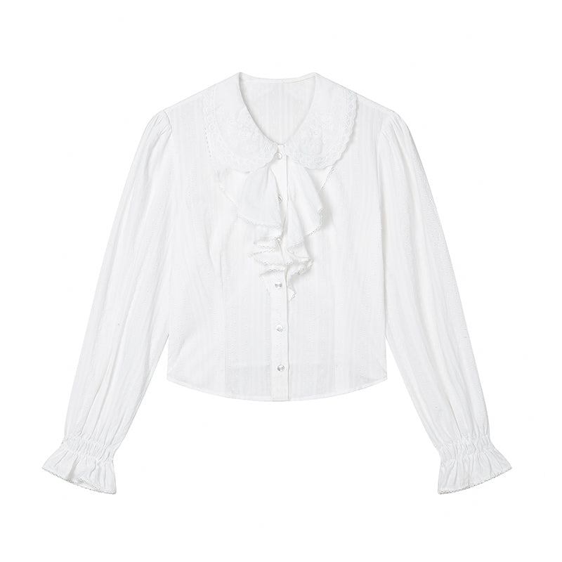 White Jacquard Shirt