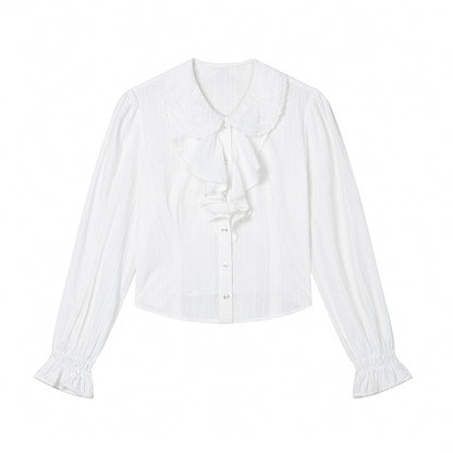 White Jacquard Shirt