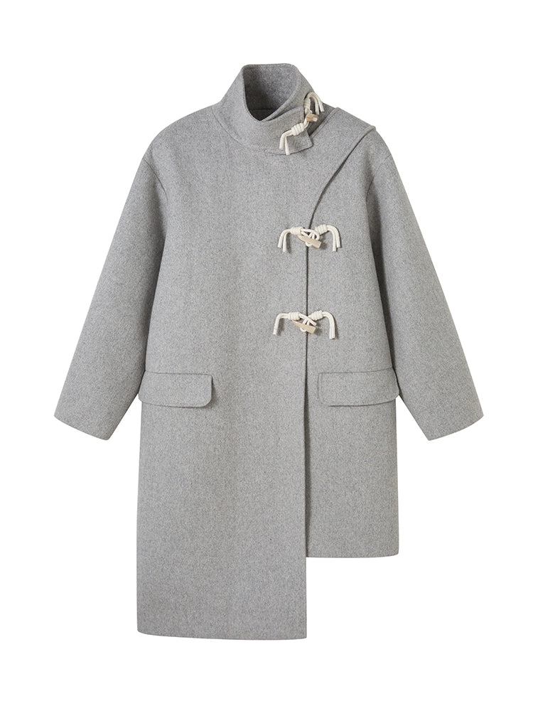 Simple Elegance - Double-Sided Woolen Coat