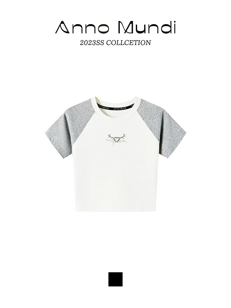 Cotton Love Wing Contrast Tee