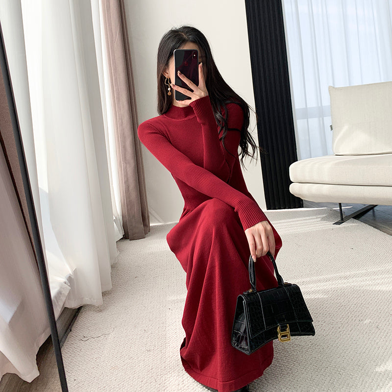 Gentle Waist Long Dress