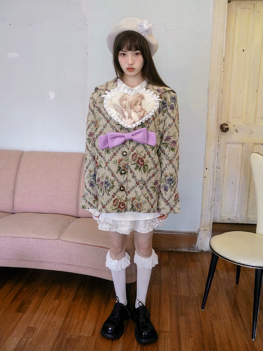 Cat Lace Sailor Coat