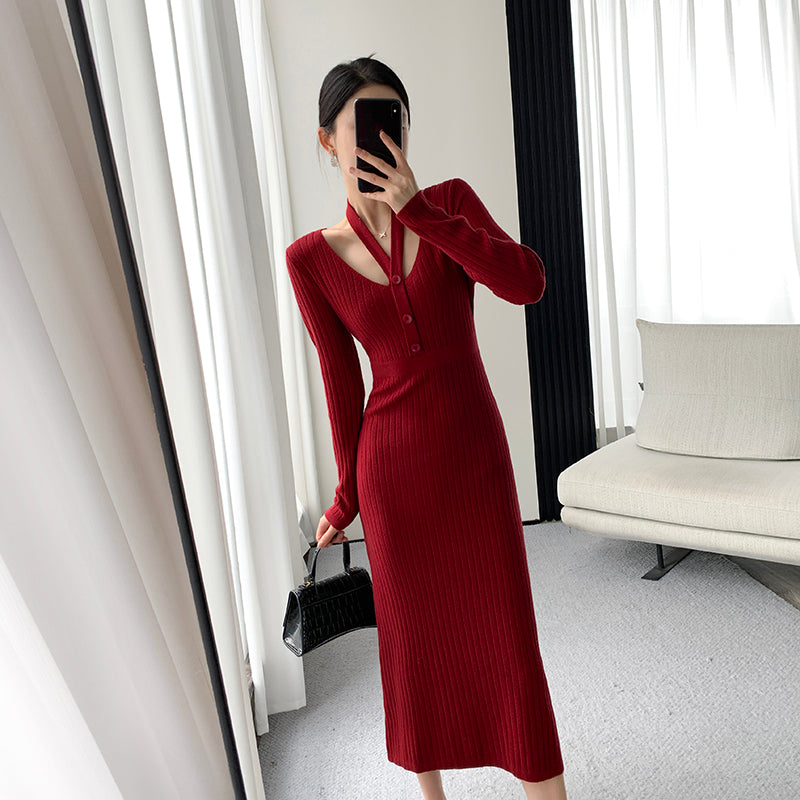 Slim Fit Knitted Dress