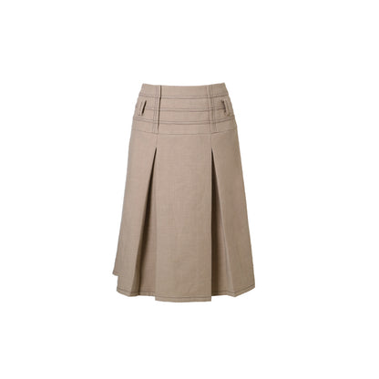 Vintage Wool A-line Skirt