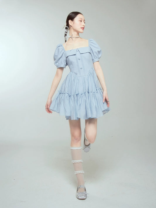 Pengpeng Academy - Blue Yarn Dress