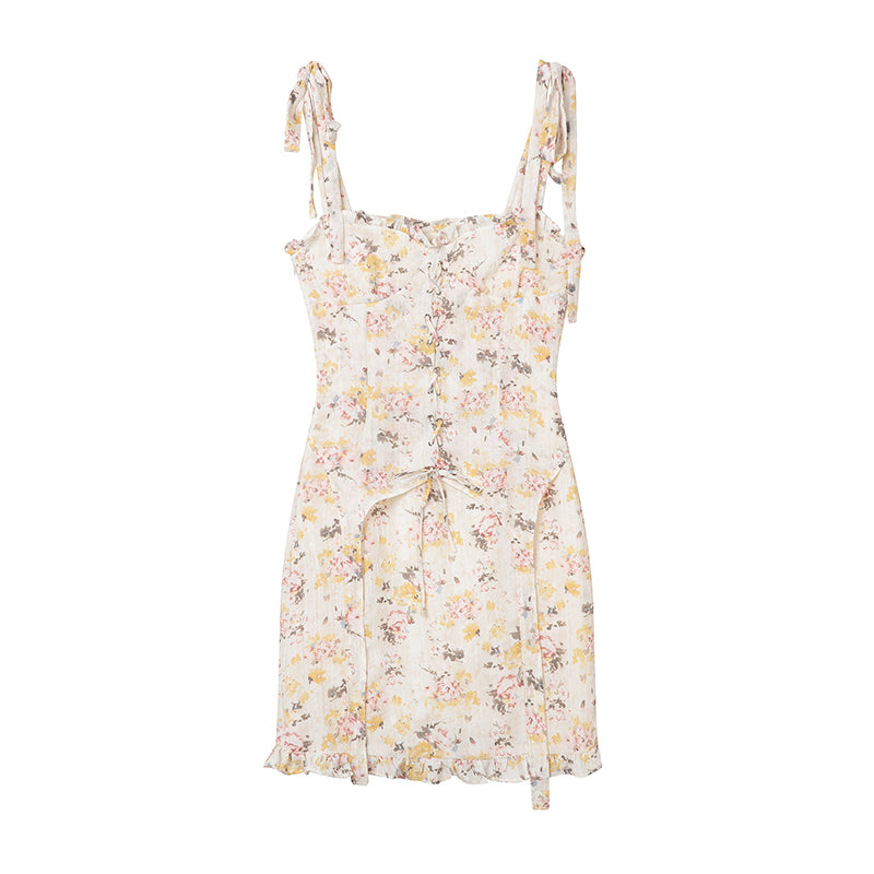 Flower Strap Dress