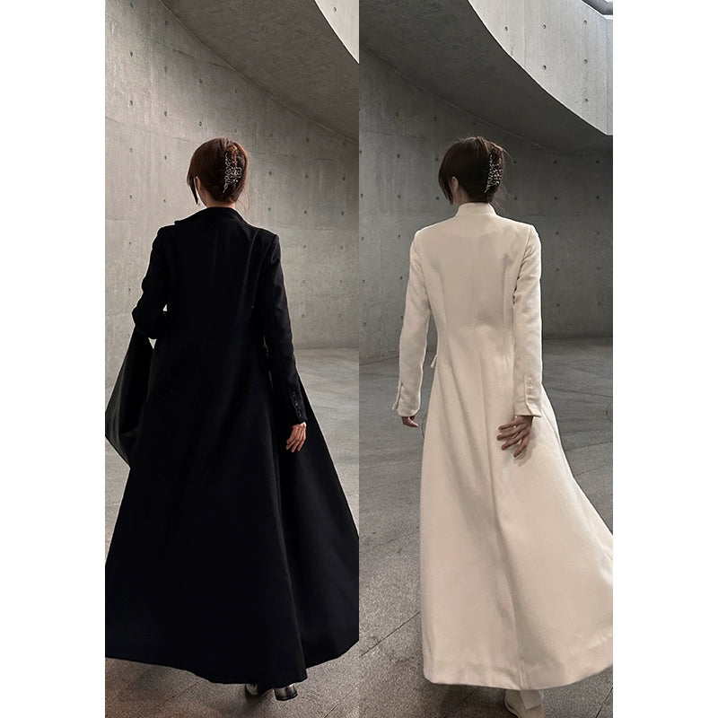 Зимнее шерстяное пальто: теплое и элегантное