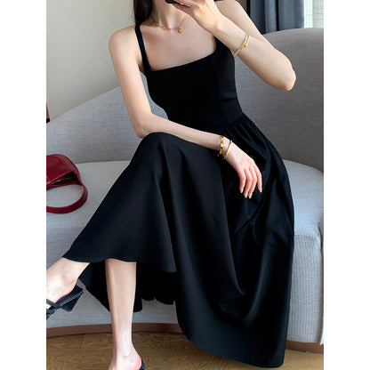 Temperament Black Dress