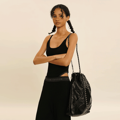 U-neck Jacquard Camisole Vest