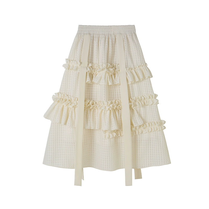 Oxygen Fairy - Two-Tone Fluffy Skirt