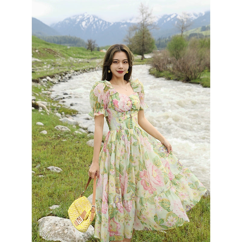 Wizard of Oz Retro Waist Fairy Long Dress