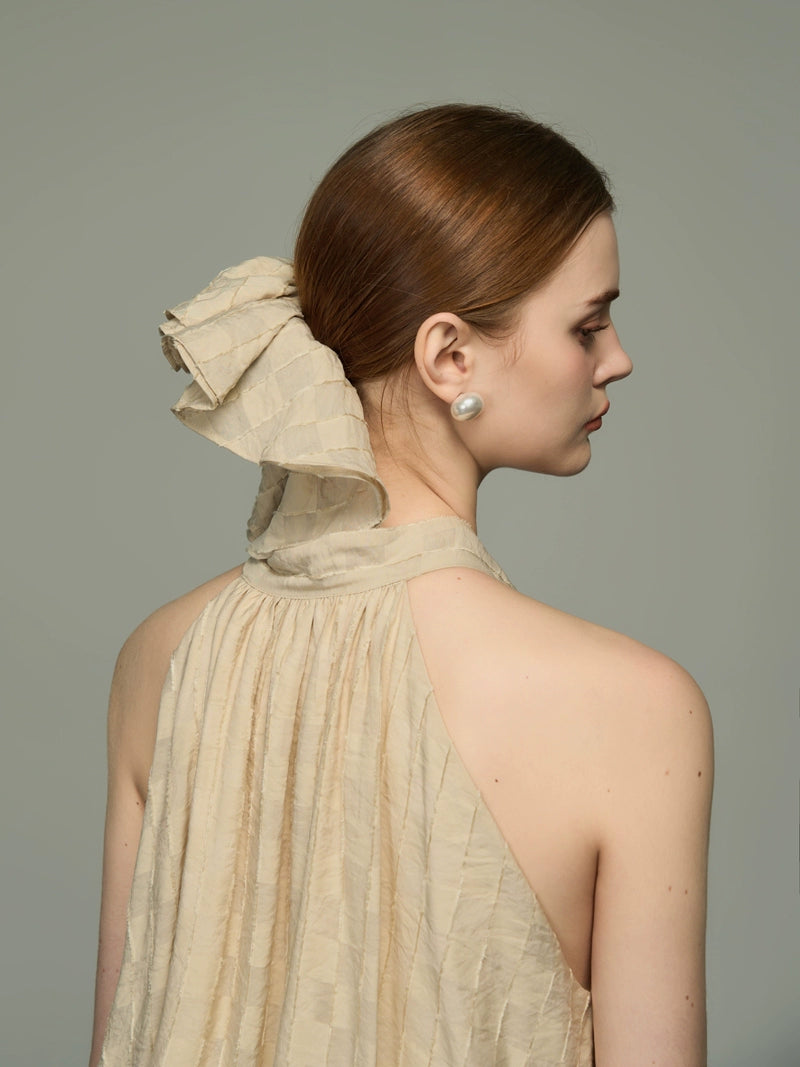 Elegante bucle de cabello de hadas