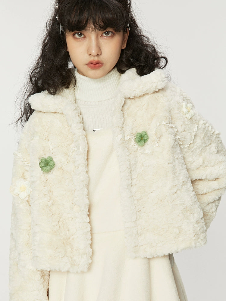 Matcha Plush Fleece Coat