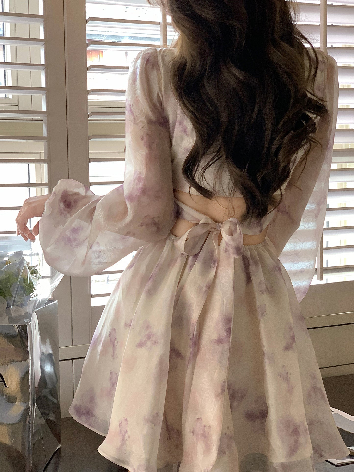 Backless Bow Knot Dress