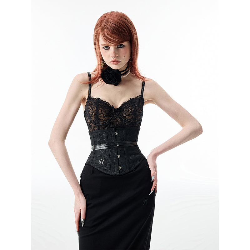 Fishbone Jacquard Corset