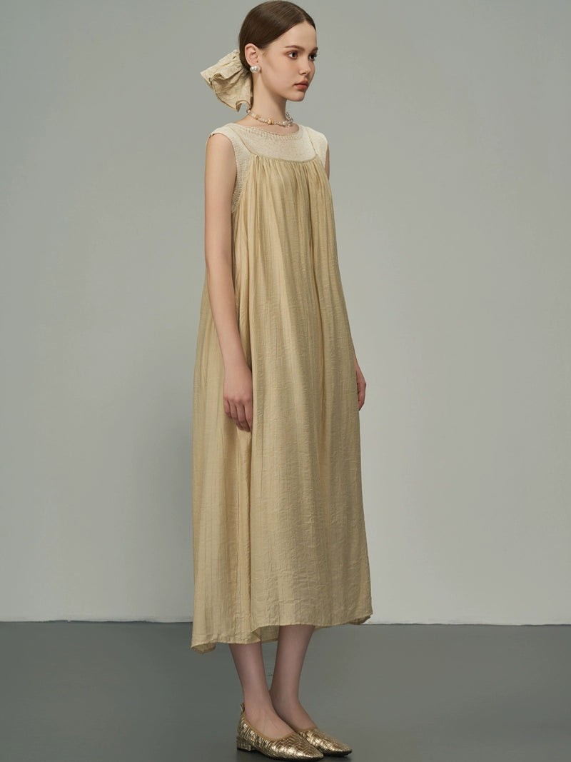 Apricot Zen Long Dress