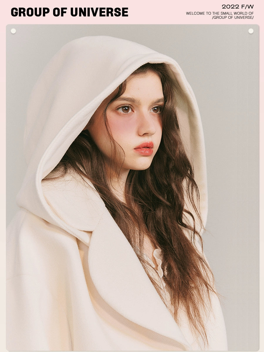 Pure White Elegance Cloak