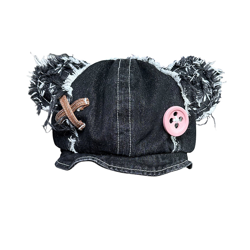 Abandoned Little Bear Cowboy Hat Black