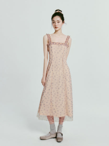 Dreamy Floral Mesh Dress