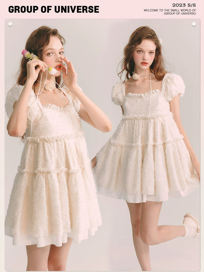 Feather Doll A-line Dress