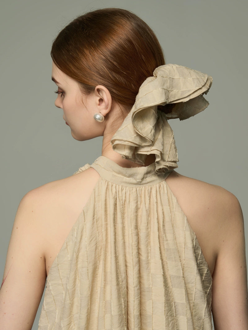 Elegante bucle de cabello de hadas