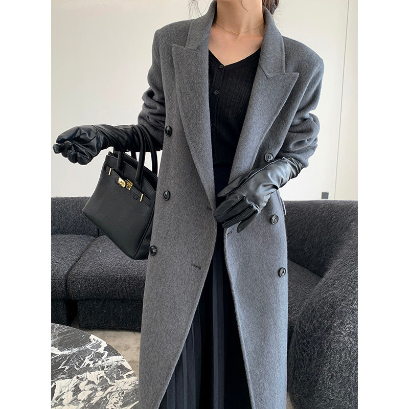 Luxe Grey Coat Set