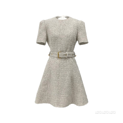 Celeb Tweed French Dress