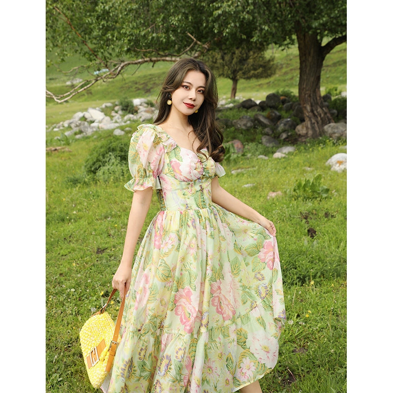 Wizard of Oz Retro Waist Fairy Long Dress