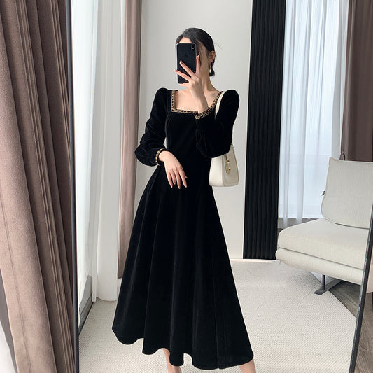 Black Velvet Dress