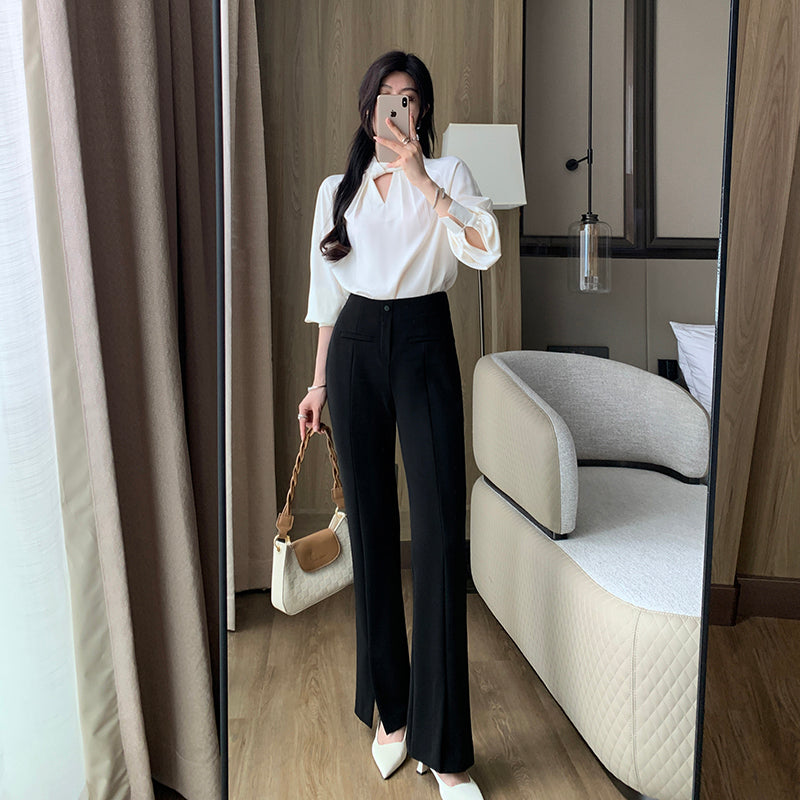 Versatile Split Long Pants