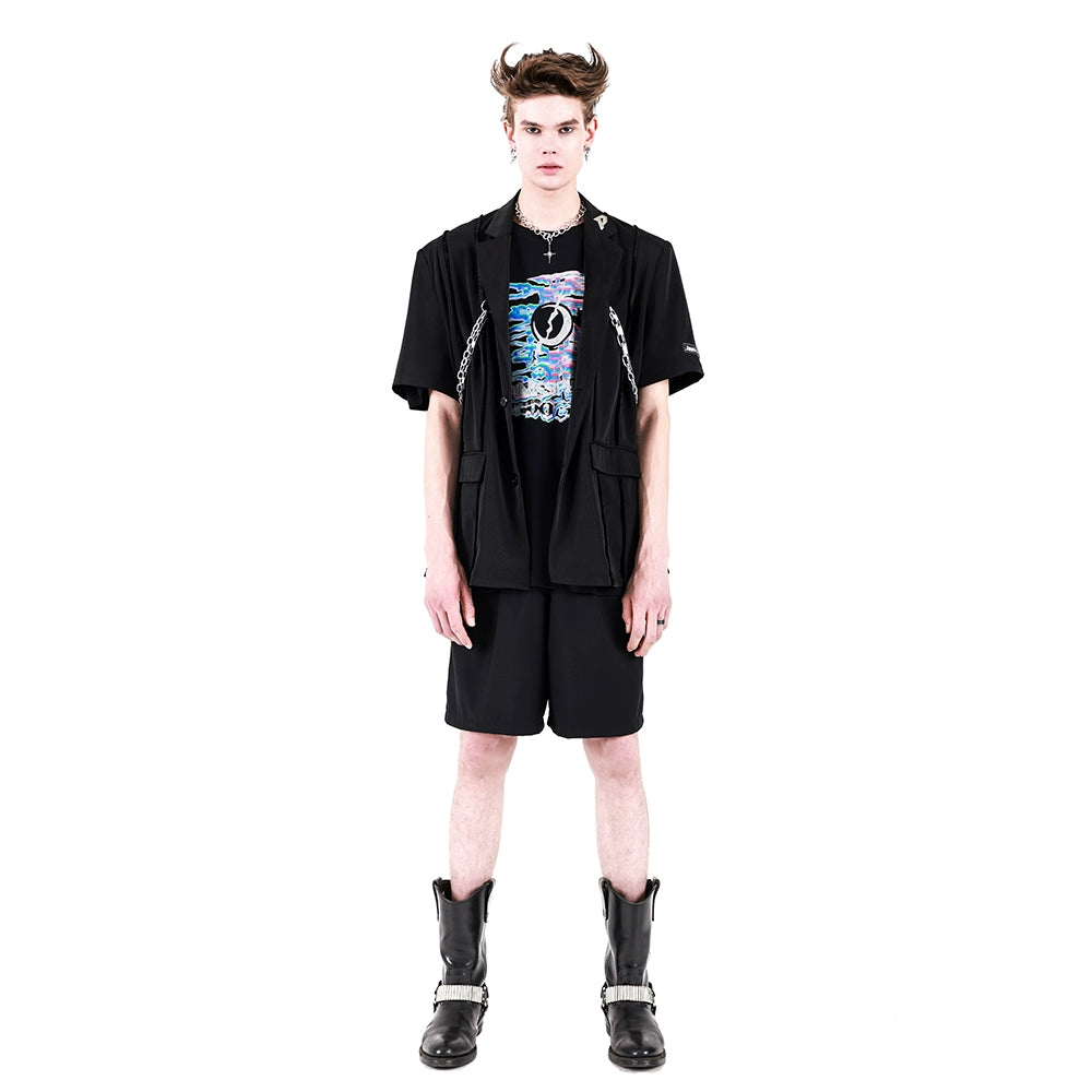 Electric Moon Short Sleeve Suit