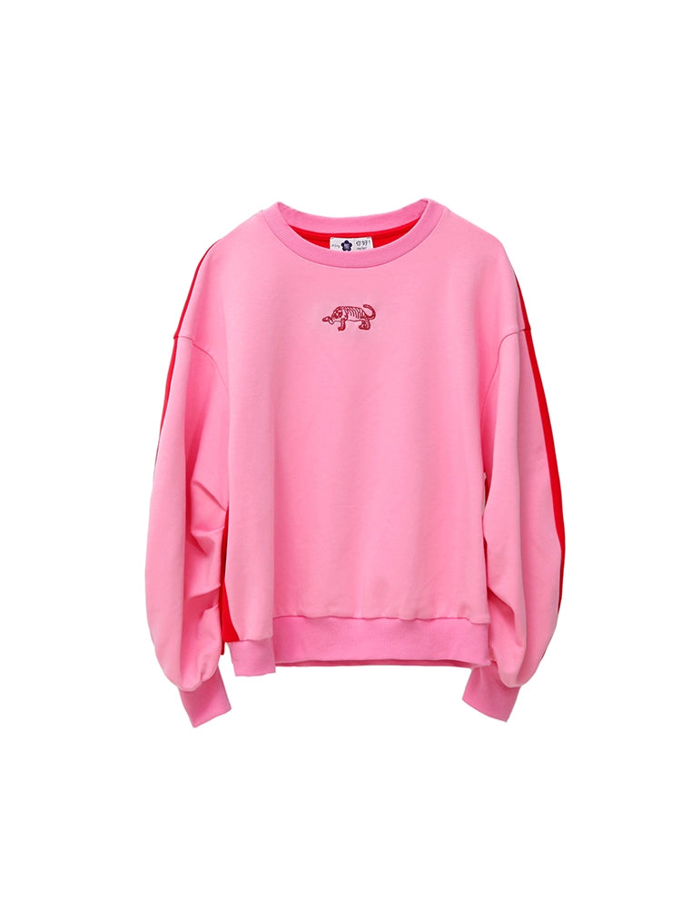 Tiger Embroidery Pullover Sweater