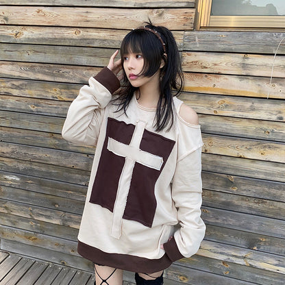 Patchwork Cross Pullover