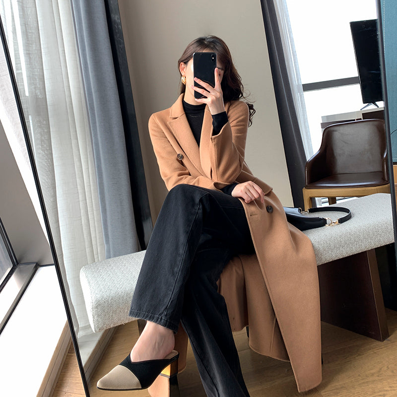 Camel Wool Coat - Winter