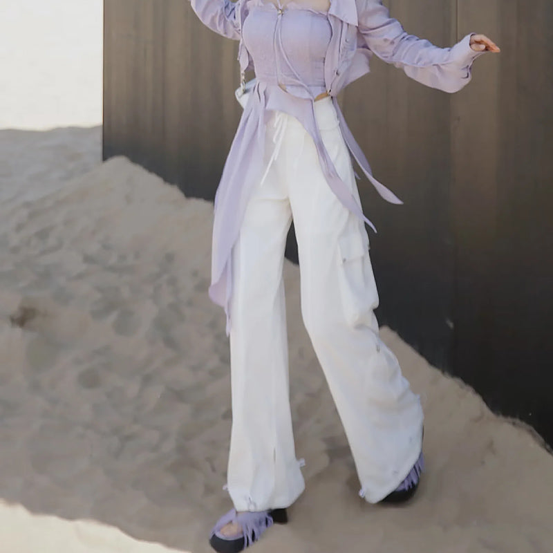 Summer Waves Wide Pants