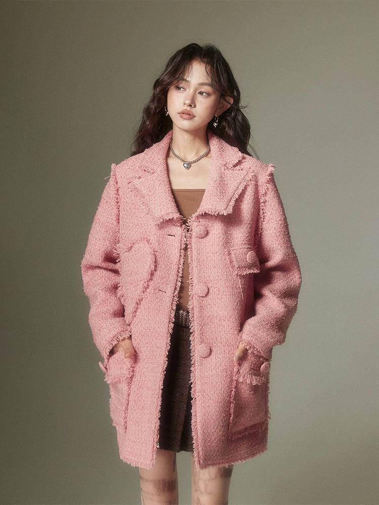 Suit Collar Pink - Small Fragrant Coat