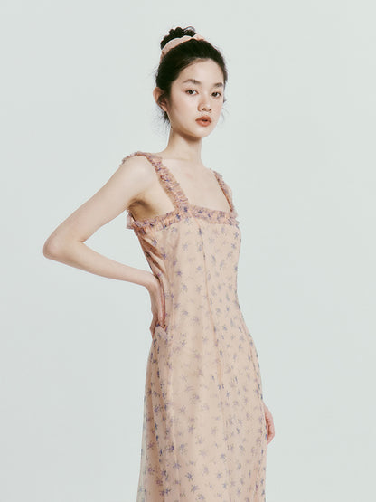 Dreamy Floral Mesh Dress