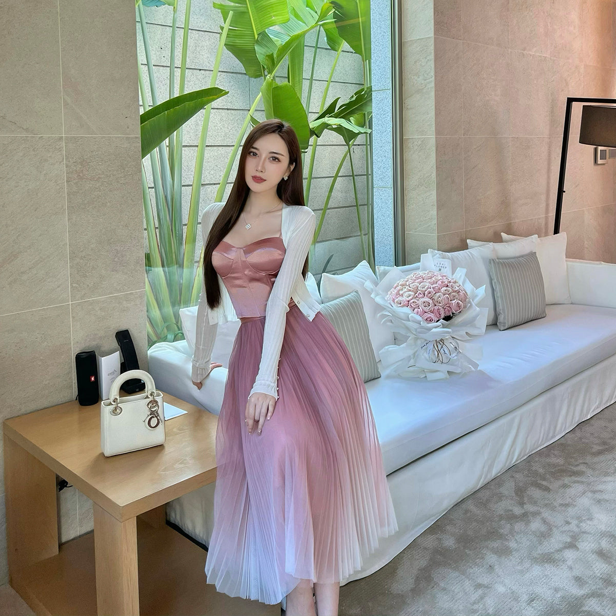Pink Mesh Fairy Dress - S / Skirt Pink Mesh Fairy Dress - S / Skirt