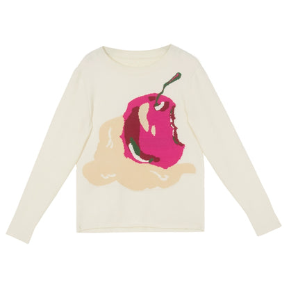 الكريمة الأصلية Cherry Slim Fit Sweater