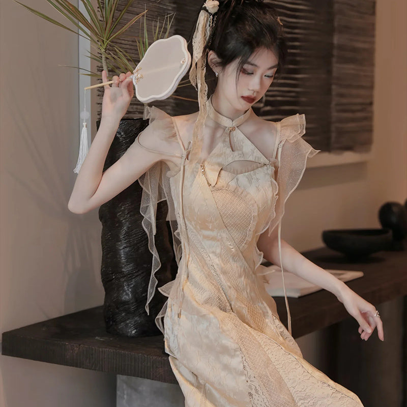 Chinese Blossom 2-Piece Dress