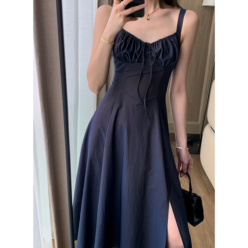 Navy Split Dress '23