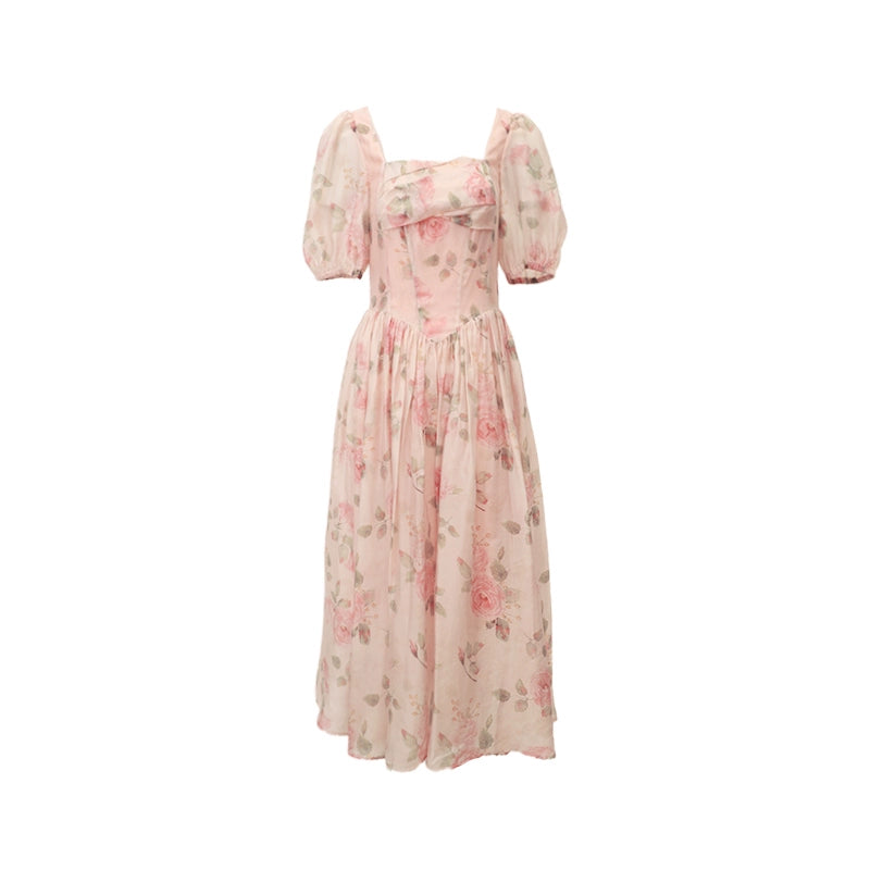 Garden Party Vintage Waist Fairy Dress