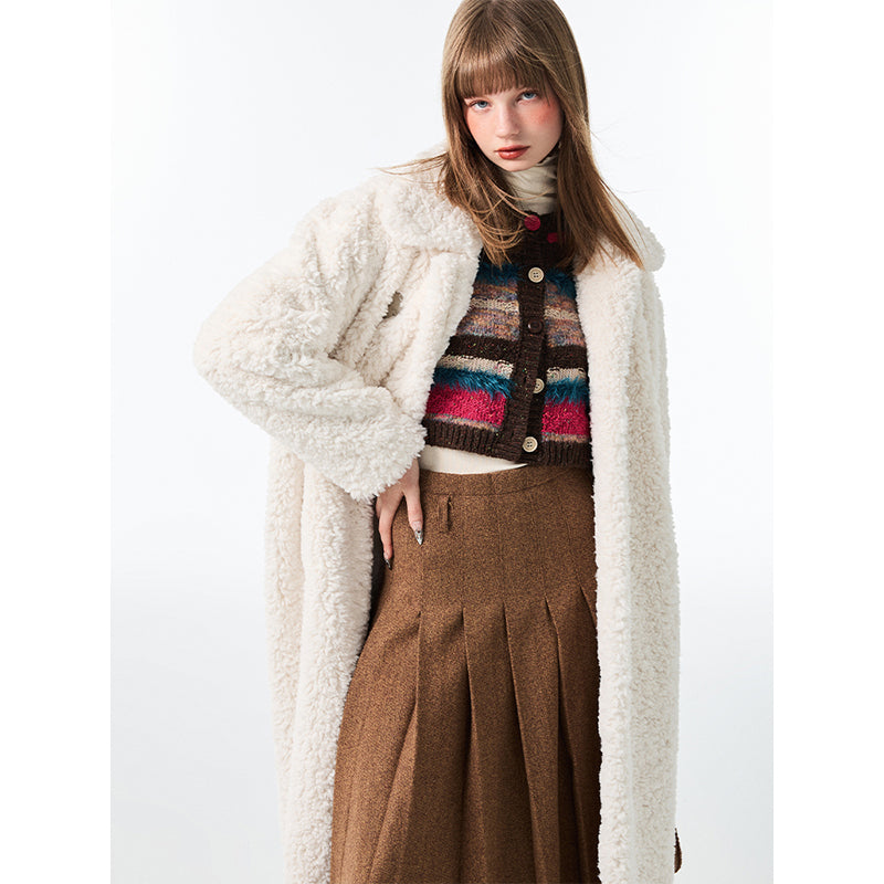 Starry Plush Eco Fur Coat